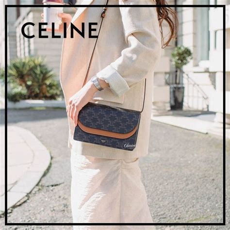 celine wallet on strap triomphe.